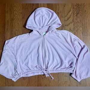H&M cropped zip up jacket XL
